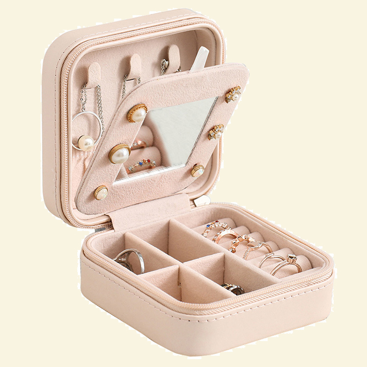 Portable Mini Travel Case Display Storage Holder Boxes for Stud Earrings