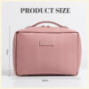 PU Leather Large Size Elegant Makeup Travel Bag