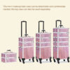 4 in 1 Large Capacity Trolley Makeup Travel Case Wholesale